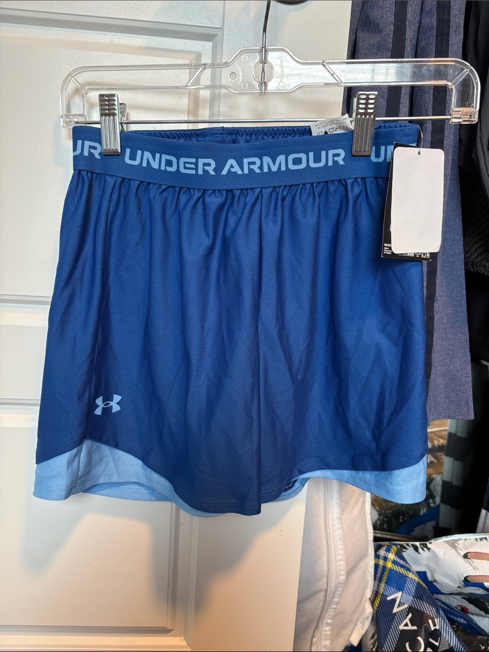 Under Armour Royal Blue Athletic Skort with Light Blue Trim